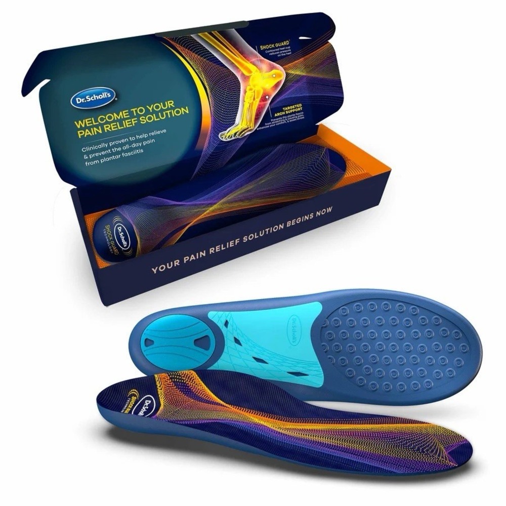 Dr.‎ Scholl's - Plantar Fasciitis Insoles (M 8.5-9/W 9.5-10) - Open Box